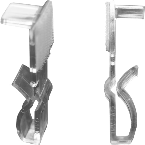 Snap-Drape® Table Skirt Type FV Velcro Clips, Clear